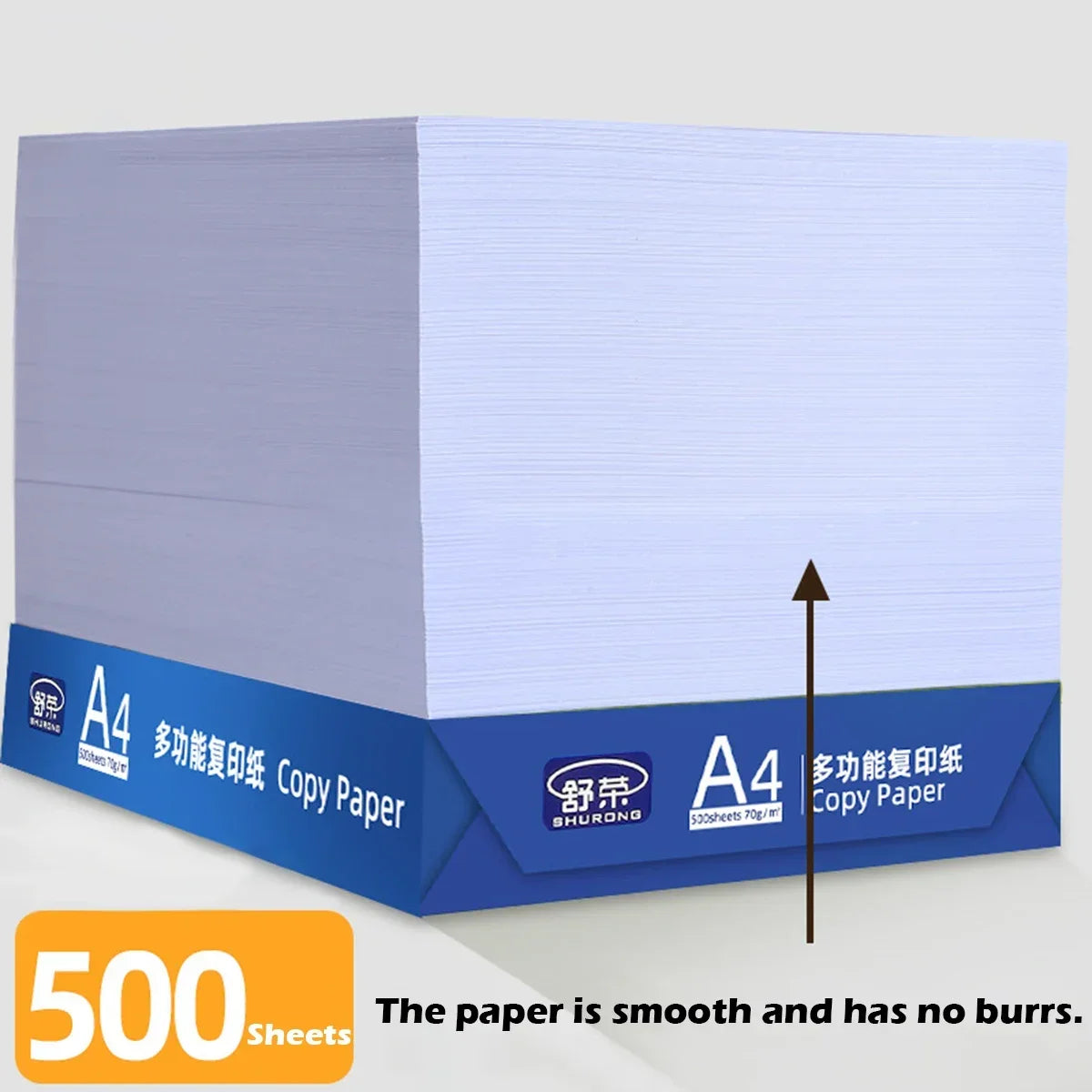 500/2500 Sheets A4 Copy Paper 70g/80g Printing Paper Full Box Batch Double-sided Office/home Use Scratch Paper Stationery