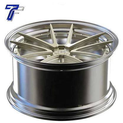 2 pieces Passenger Car 5X120 Deep Dish Forged Alloy Rims Wheels 19*8.5J