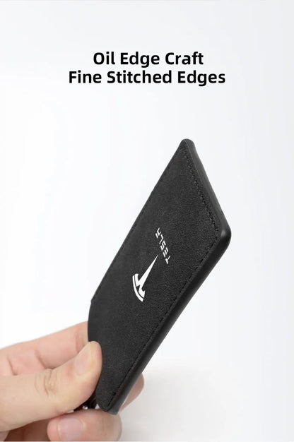 Suede Tesla Car Key Card Cover Keychain Car Key Accessories For Tesla Model 3 Y S X Cybertruck Juguete Roadster Coil Bonina