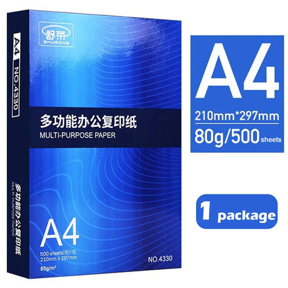 500/2500 Sheets A4 Copy Paper 70g/80g Printing Paper Full Box Batch Double-sided Office/home Use Scratch Paper Stationery