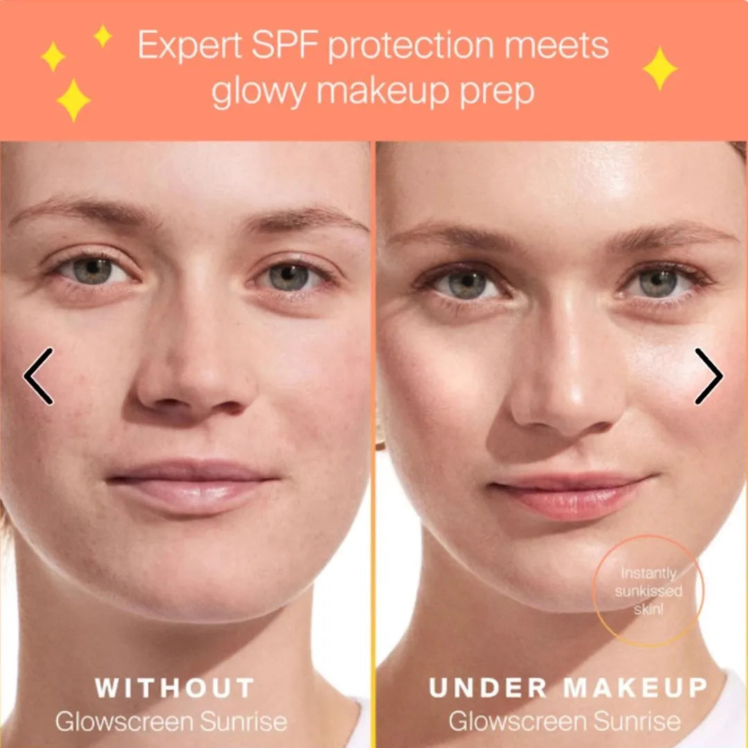 SPF40 10ml Sample size GLOW SCREEN Glow Tinted Super goop Sunscreen Pre-Makeup Cream Anti Blue Light