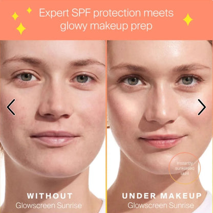 SPF40 10ml Sample size GLOW SCREEN Glow Tinted Super goop Sunscreen Pre-Makeup Cream Anti Blue Light
