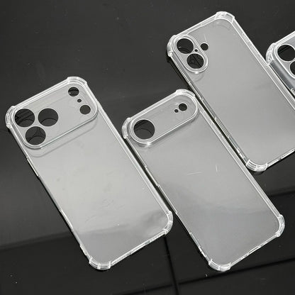Transparent Phone Cases for IPhone 17/17 Air/17 Pro/17 ProMax Corner Protection Shockproof Anti-scratch Clear Phone Covers