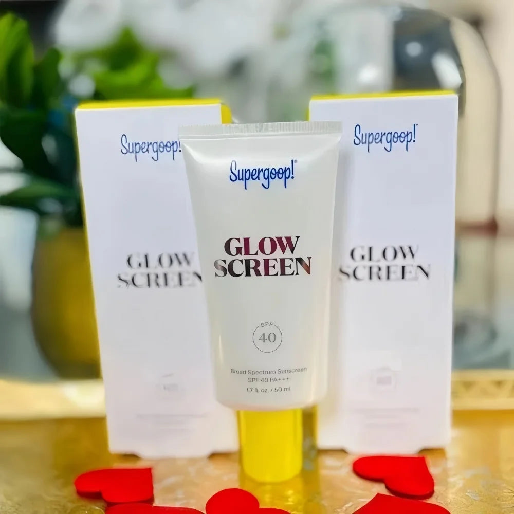 SUPERGOOP Unseen Sunscreen Broad Spectrum Sunscreen / SPF 40 PA Supergoop Glow Screen SPF 40 PA+++50ml