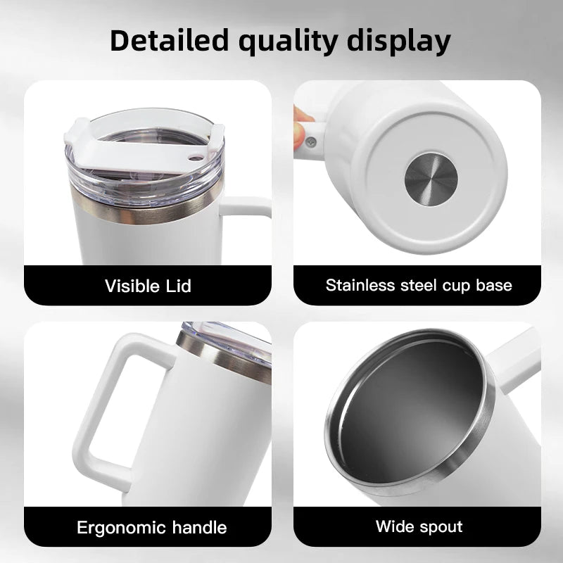 1200ML Stainless Steel Thermos Cup Car Accessories Coffee Mug For Lexus FSPORT LBX NX RX 350h 450h ES UX 300e GS GX IS LS LX CT
