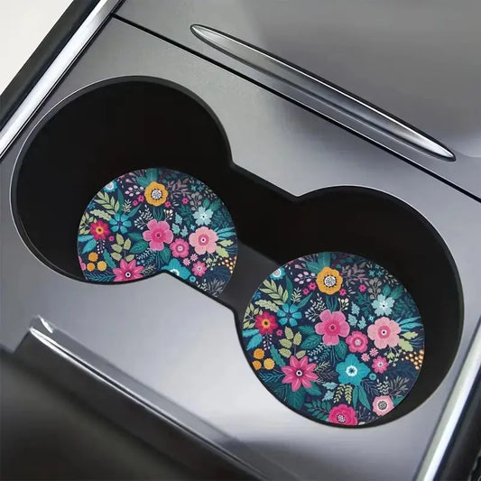2Pcs Car Cup Holder Coaster, Car Cup Holder Coaster Drink, Cute Car Accessories, Female Men