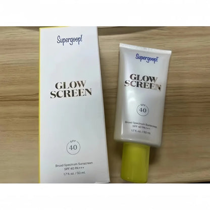 SUPERGOOP Unseen Sunscreen Broad Spectrum Sunscreen / SPF 40 PA Supergoop Glow Screen SPF 40 PA+++50ml
