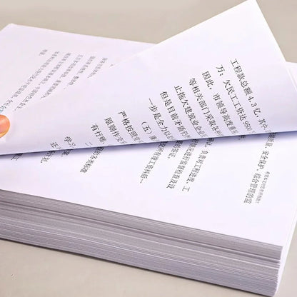 500/2500 Sheets A4 Copy Paper 70g/80g Printing Paper Full Box Batch Double-sided Office/home Use Scratch Paper Stationery