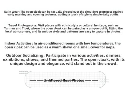 Warm Faux Cashmere Double-Sided Women's Scarf Spring Autumn Winter Air Conditioned Room Decorated Aslan Cape Fashionable Commute