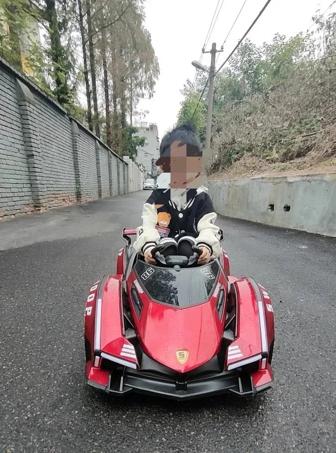 1-5-Year-Old Rechargable Children's Electric Toy Four-Wheel Remote Control Ride On Car For Boys And Girls