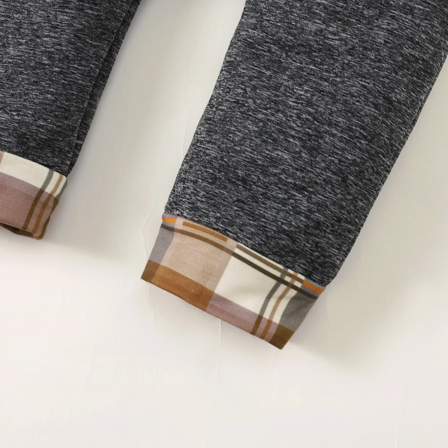 Winter Toddler  Boy    hoodie Clothes  Baby  Outfits, Little Boys Plaid  Spliced  Long-sleeved  With  Pants  2PCS  Clothing  Set