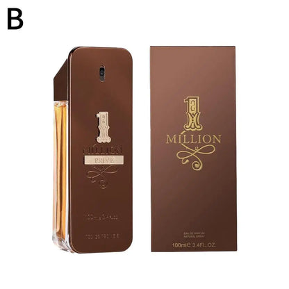 Golden Millionaire Perfume Wood Leather Note Charming Men's Perfume Deep Aroma Male Fragrance 100ml