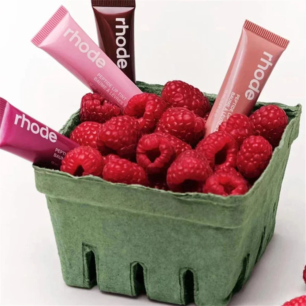 Rhode 9 Colors Lip Balm Phone Case Lip Gloss Moisturizing Liquid Lipstick Toast Espresso Raspberry jelly Transparent Lip Glaze