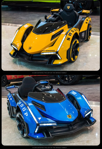 1-5-Year-Old Rechargable Children's Electric Toy Four-Wheel Remote Control Ride On Car For Boys And Girls