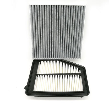 Yubao COMBONew Combo Set Engine & Carbonized Cabin Air Filter For Acura ILX 2013-2015 2.0L For Honda Civic 2012-2015 1.8L