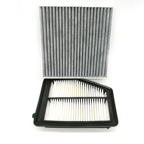 Yubao COMBONew Combo Set Engine & Carbonized Cabin Air Filter For Acura ILX 2013-2015 2.0L For Honda Civic 2012-2015 1.8L