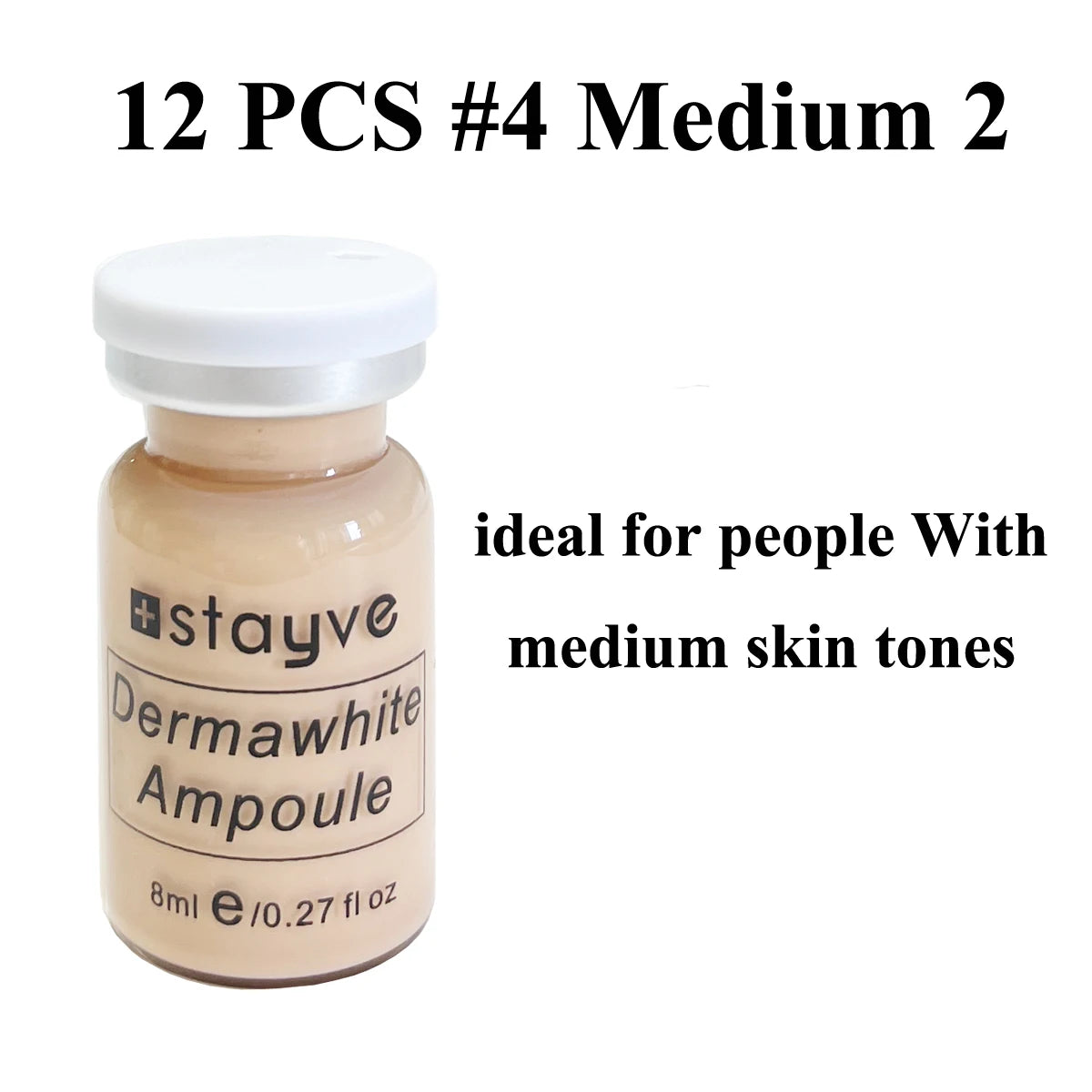 Stayve BB Cream Hyaluronic Acid Facial Glow Serum Ampoule Essence Peptide Moisturizing Foundation Skin Rejuvenation Care Beauty