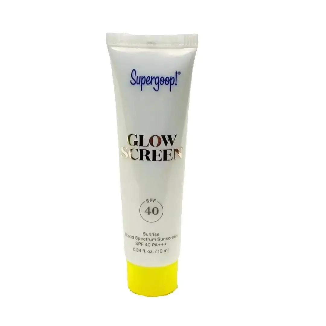 SPF40 10ml Sample size GLOW SCREEN Glow Tinted Super goop Sunscreen Pre-Makeup Cream Anti Blue Light