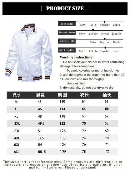 Spring and Autumn Men Jacket Casual Long Sleeved For Ferrari F1 Racing Suit Stand-up Collar Jackets Sports Riding Windproof Coat