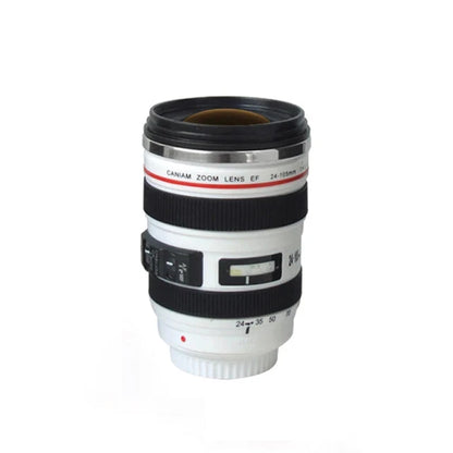 Stainless Steel Camera EF24-105mm Coffee Lens Mug White Black Coffee Mugs Unique Cup Gift
Coffee Cups canecas tazas vaso caf