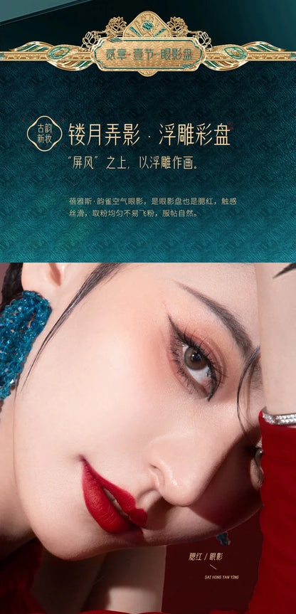 12pcs Makeup Cosmetic Set Lipstick Eye Shadow Mascara Gift Box Face Powder Air Cushion BB Cream Eyeliner Makeup Cosmetic