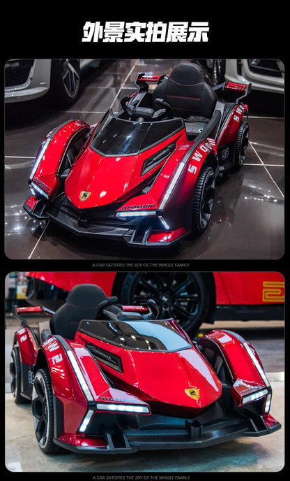 1-5-Year-Old Rechargable Children's Electric Toy Four-Wheel Remote Control Ride On Car For Boys And Girls