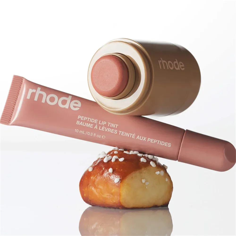 Rhode 9 Colors Lip Balm Phone Case Lip Gloss Moisturizing Liquid Lipstick Toast Espresso Raspberry jelly Transparent Lip Glaze