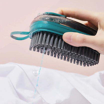Multifunctional Automatic Liquid Cleaning Brush Soft Shoe Brush  Clean Wash Shoe Artifact Laundry Brush Household Brush Clothes