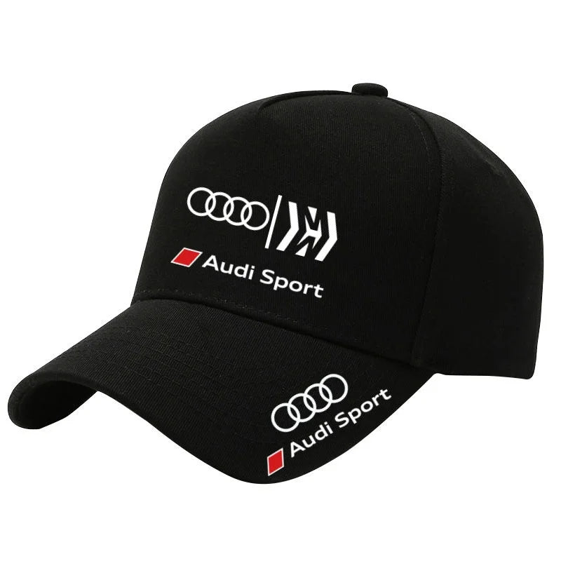 2025 Audi RS Fashion Sports Baseball Hat Outdoor Sunshade Hat Car Enthusiasts Duck Tongue Hat Sweat Absorber
