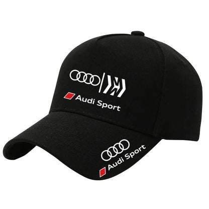 2025 Audi RS Fashion Sports Baseball Hat Outdoor Sunshade Hat Car Enthusiasts Duck Tongue Hat Sweat Absorber