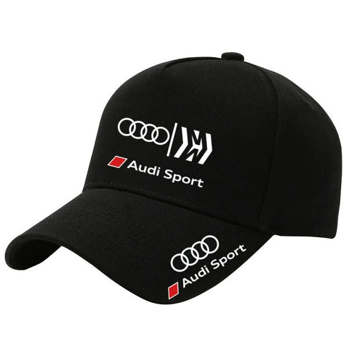2025 Audi RS Fashion Sports Baseball Hat Outdoor Sunshade Hat Car Enthusiasts Duck Tongue Hat Sweat Absorber