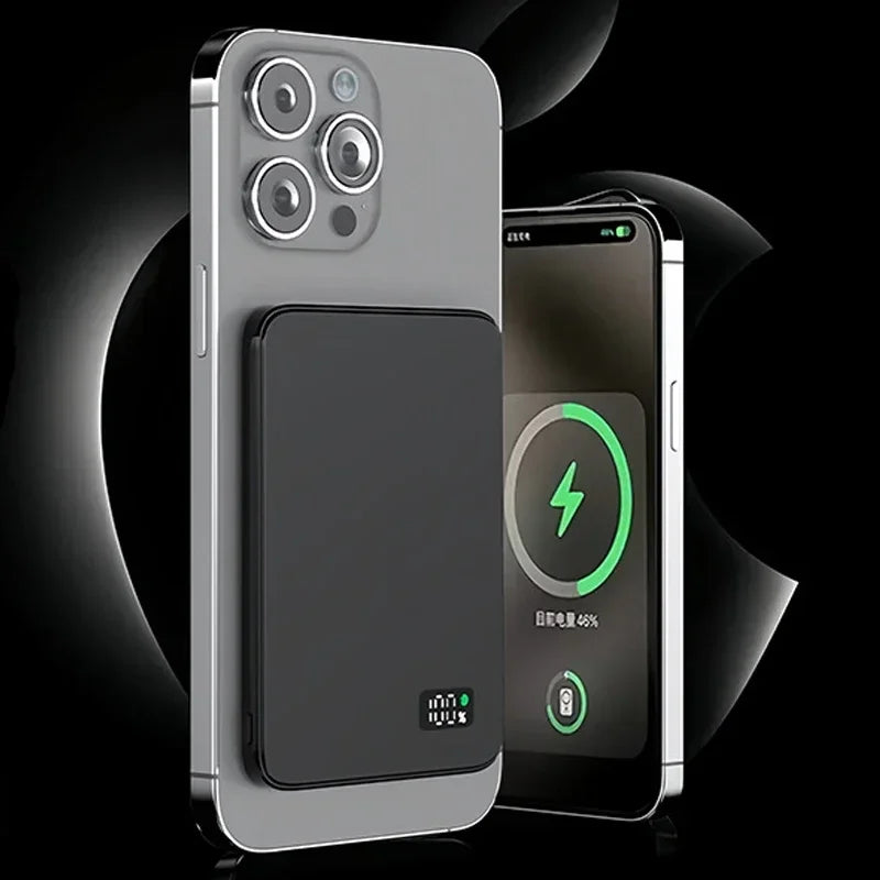 CCC Certified China standard Thin Ultra Power Bank for MagSafe Magnetic Wireless Portable Battery Display for iwatch Airpods