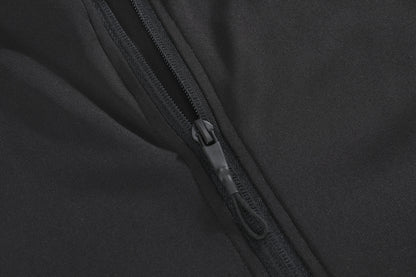 Winter Mens Running Jackets Long Sleeve Full Zipper Training Shirts Workout Sports Sweatershirt Sportswear Elastic Reflective