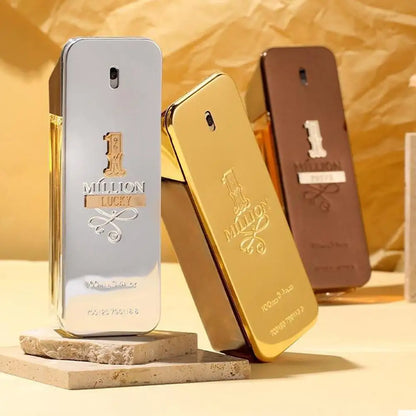 Golden Millionaire Perfume Wood Leather Note Charming Men's Perfume Deep Aroma Male Fragrance 100ml