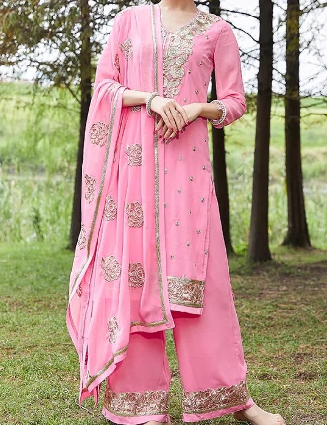 Indian Women's Ethnic Dance Costume Sari Next  Chabi Three Piece Set