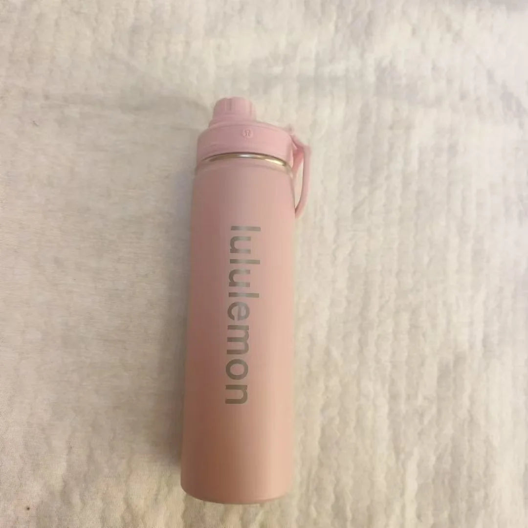 Stainless steel double-layer vacuum LULU insulated cup with large capacity outdoor yoga pot