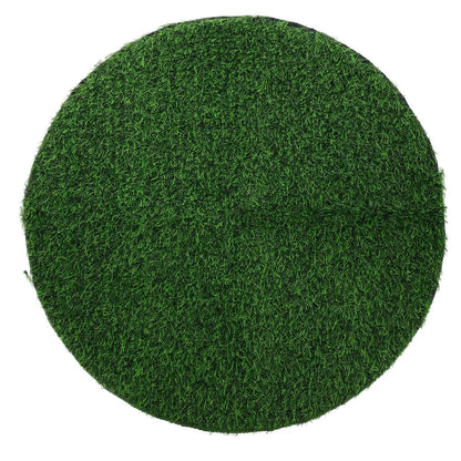 Round 50CM PVC Grass Table Runner Simulated Mat Decor Turf for Banquet Dining Kitchen Outdoor Party Wedding Tablecloth Placemats