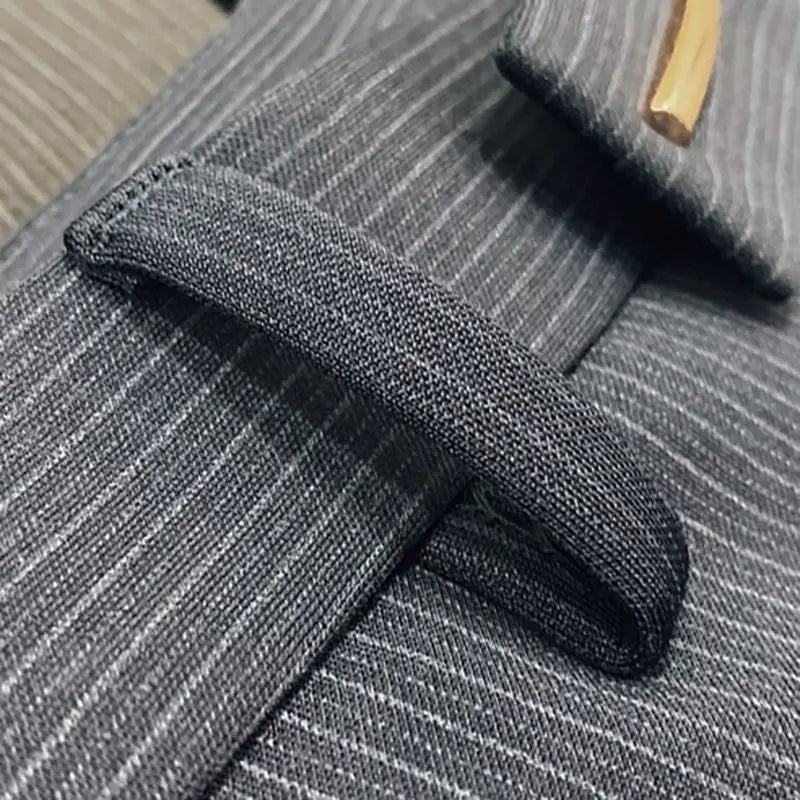 Summer Men Dress Pants Slim Fit Business Casual Professional Iron-Free Formal Dress Black Slim Fit Pants Drop-Feeling Suit Pants