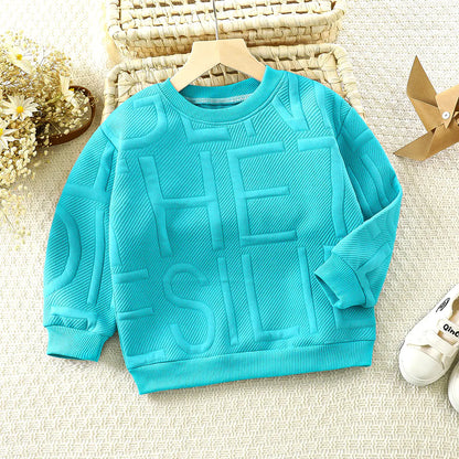 Boys' Autumn Jacquard Knit Sweater (3-8 yrs)